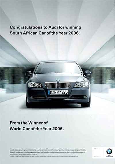 Рекламные войны. Все началось с BMW.